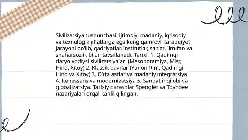 Tarix falsafasi sivilizatsiya va madaniyati 4