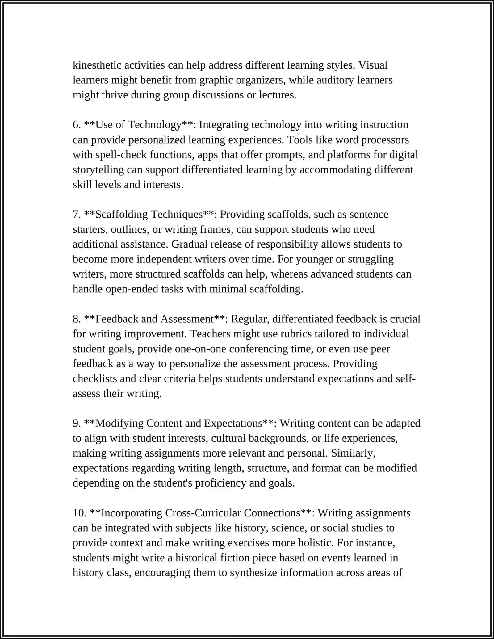 TEACHING FOREIGN LANGUAGE WRITING TO MIDDLE SCHOOL LEARNS WITH DIVERSE LEARNING NEEDS 4