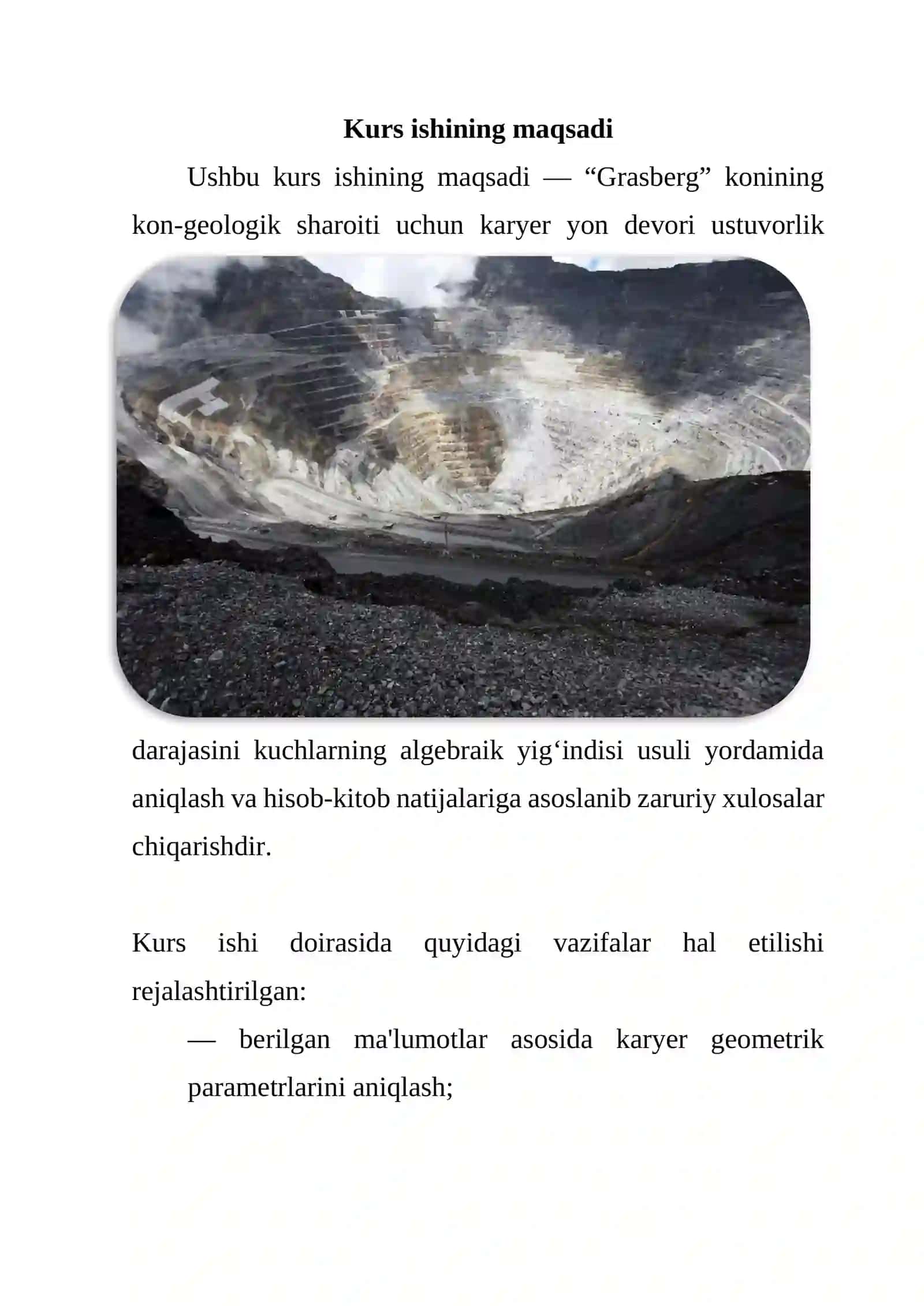 O‘zbekiston iqtisodiyotida konchilik sanoatining o‘rni 4
