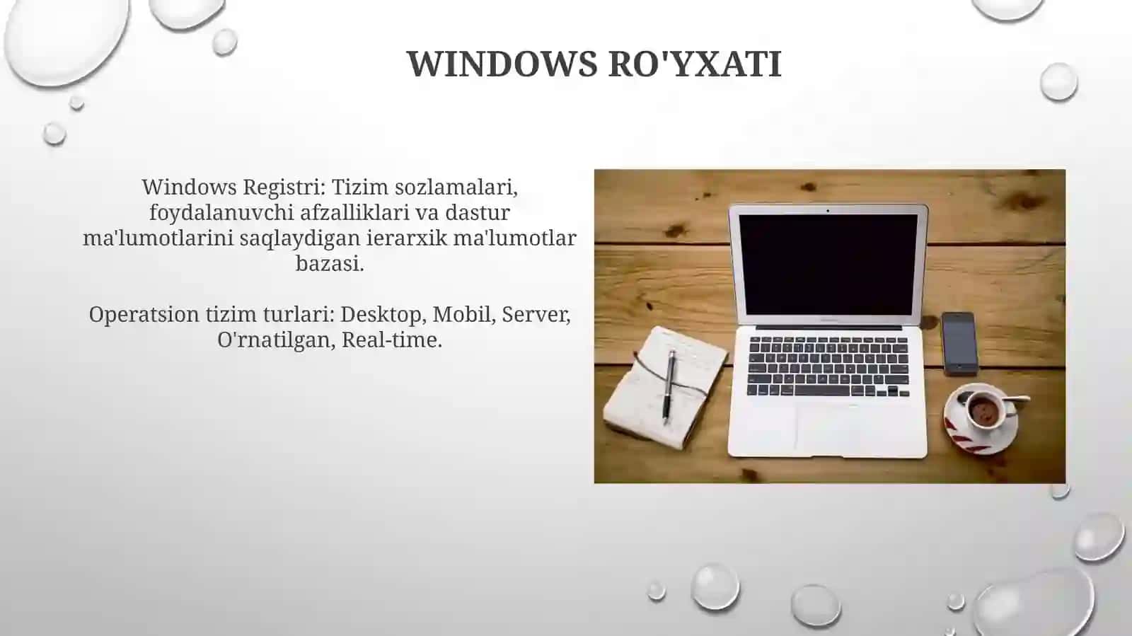 Operatsion tizim turlari 4