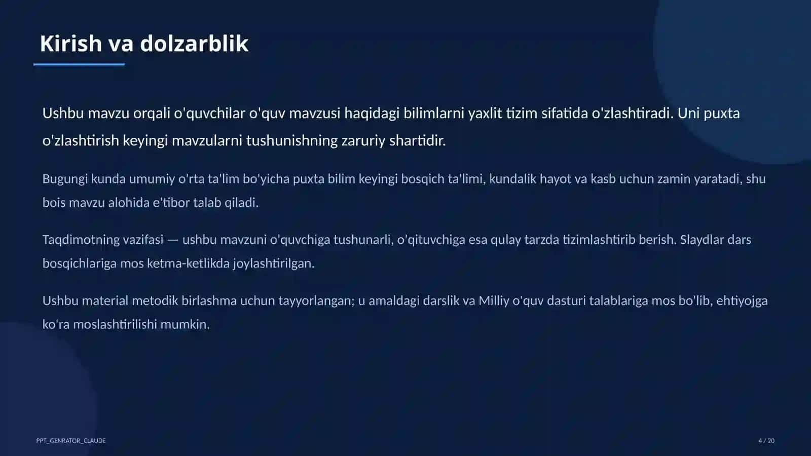 Differensiallashtirilgan ta'lim: turli darajadagi o'quvchilar bilan bitta darsda ishlash 4