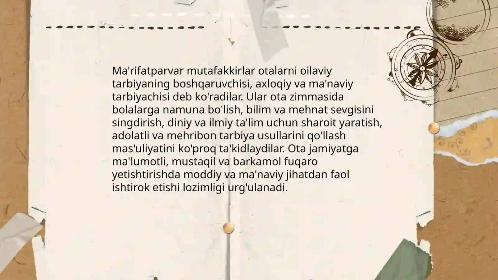 Ma'rifatparvar mutafakkirlarning oila tarbiyasiga oid qarashlari 4