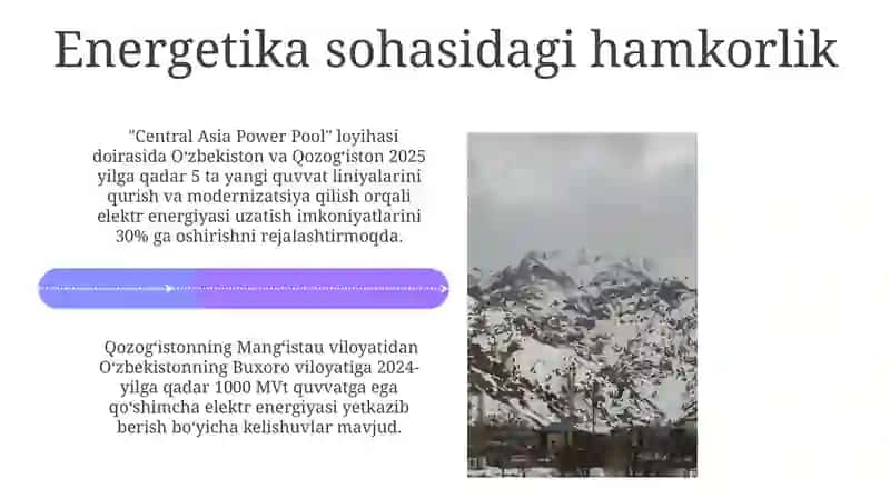 Oʻzbekiston va Qozogʻiston hamkorligi 4