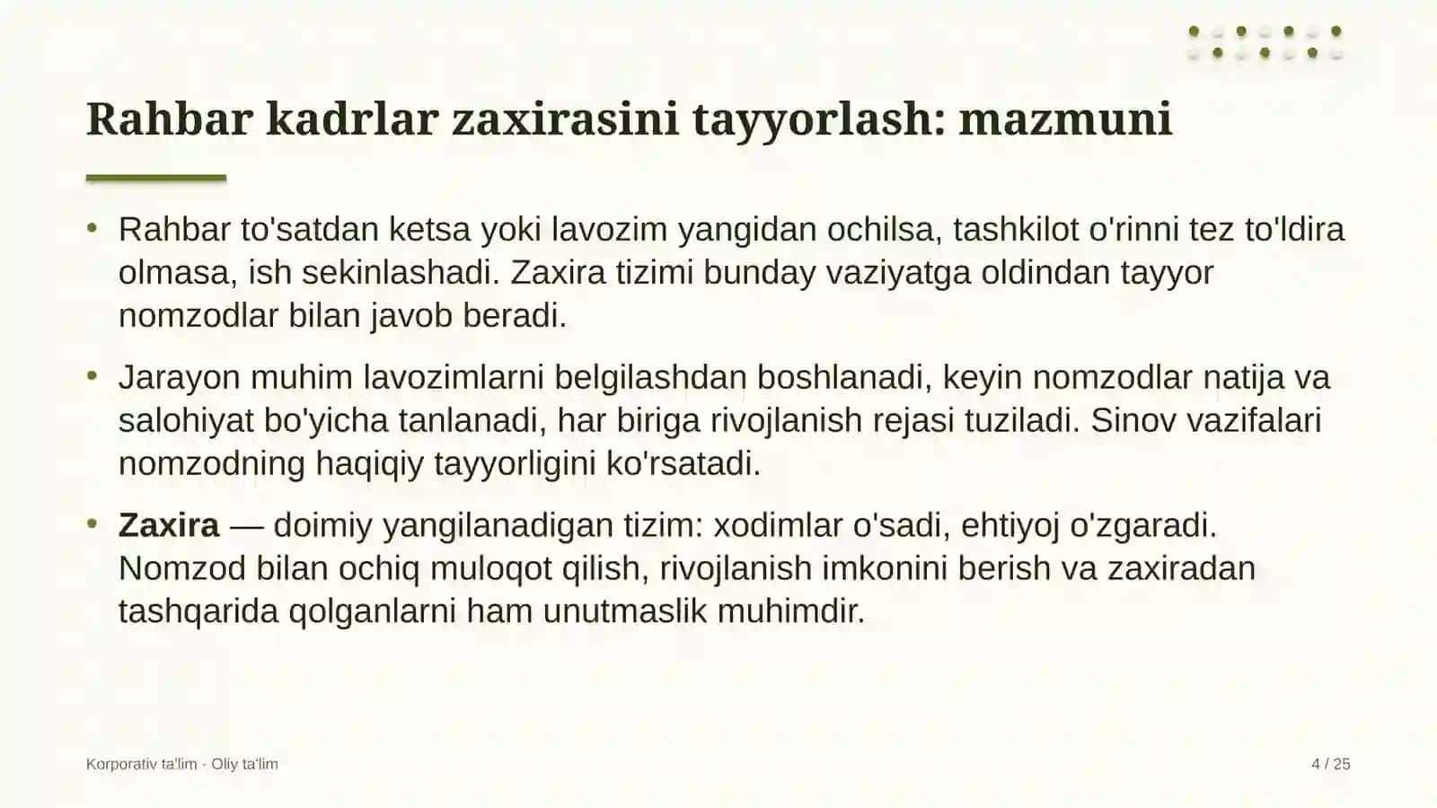 raqamli televideniye tarmoqlarida rahbar kadrlar zaxirasini tayyorlash 2925 4
