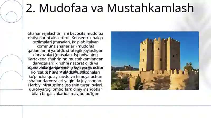 CHoch va Iloq ilk o‘rta asrlar shaharlarining rivojlanishi vazifalari 4