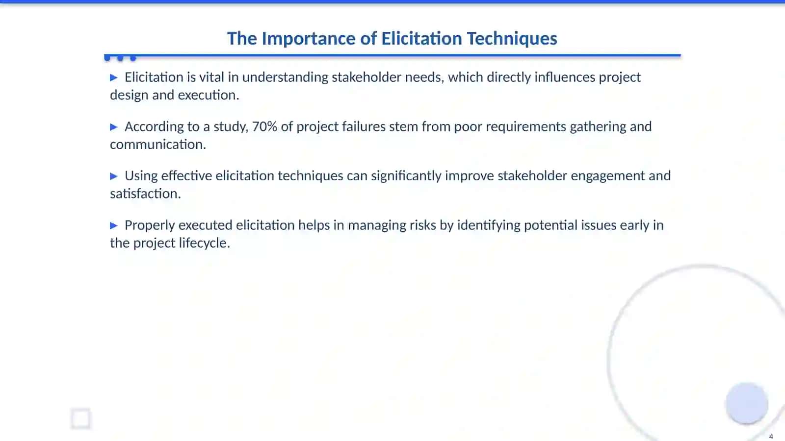 Mastering Elicitation Techniques 4