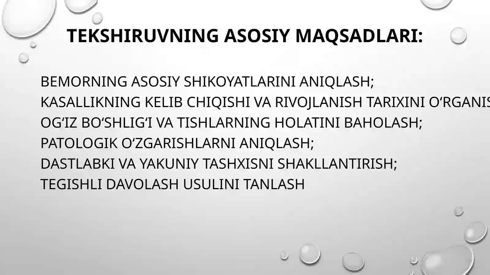 stomatologiyada bemorlarni tekshirish usullari 4