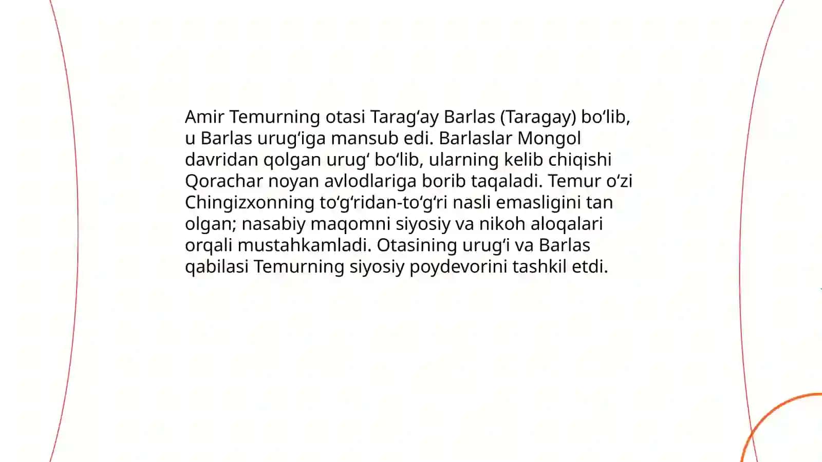 Amir Temur Shajarasi 4