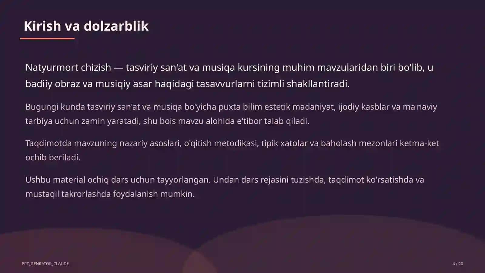 Natyurmort chizish (2-sinf) 4