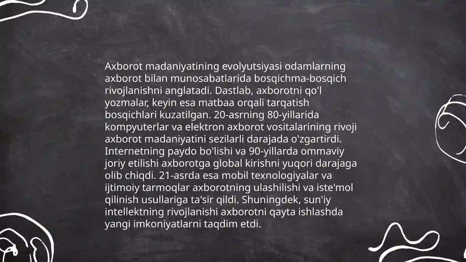 Media savodxonlik va axborot madaniyati evolyutsiyasi hamda jamiyatdagi ahamiyati 4