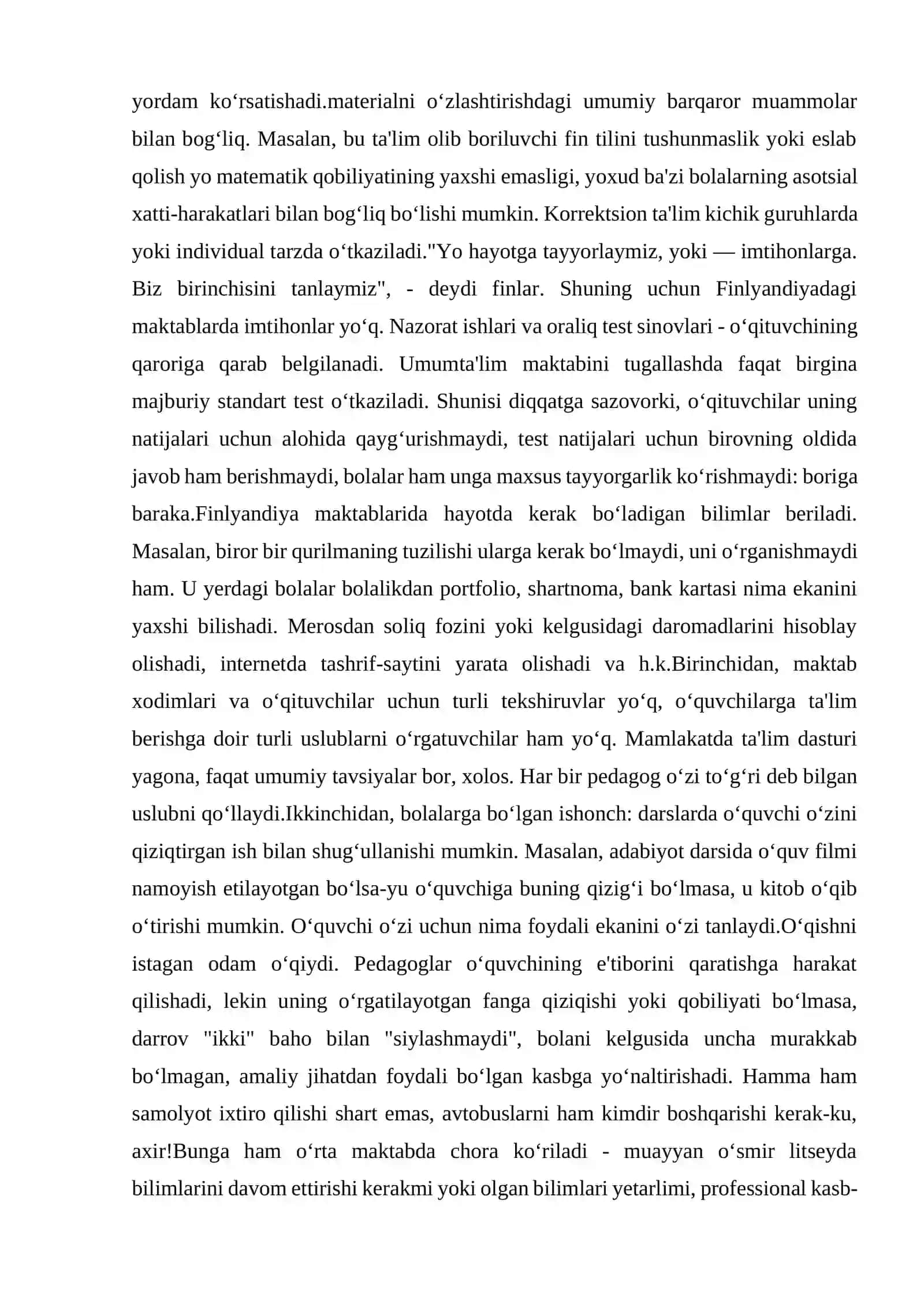 Finlandiyada ta’lim tizimi 4
