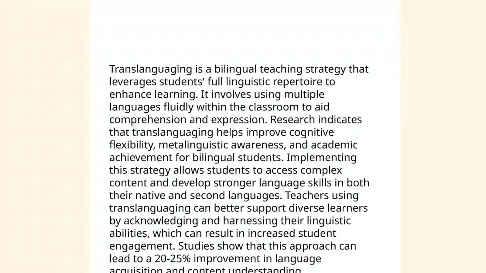 Billingual approaches to language learning 4