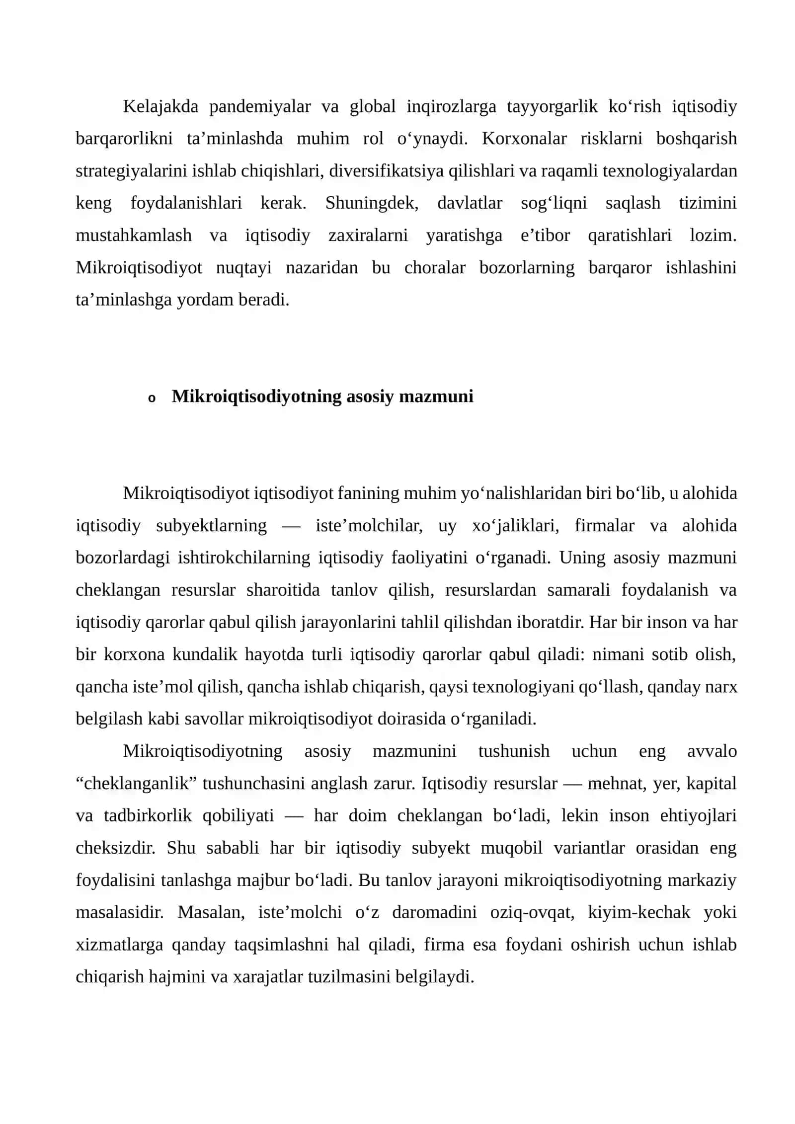 MIKROIQTISODIYOTDA PANDEMIYALAR VA GLOBAL INQIROZLARNING TA’SIRI 4