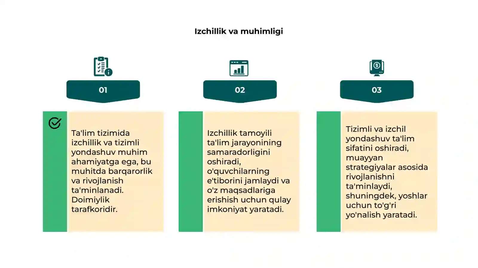 Ta'limning tizimlik va izchillik printsiplari 4