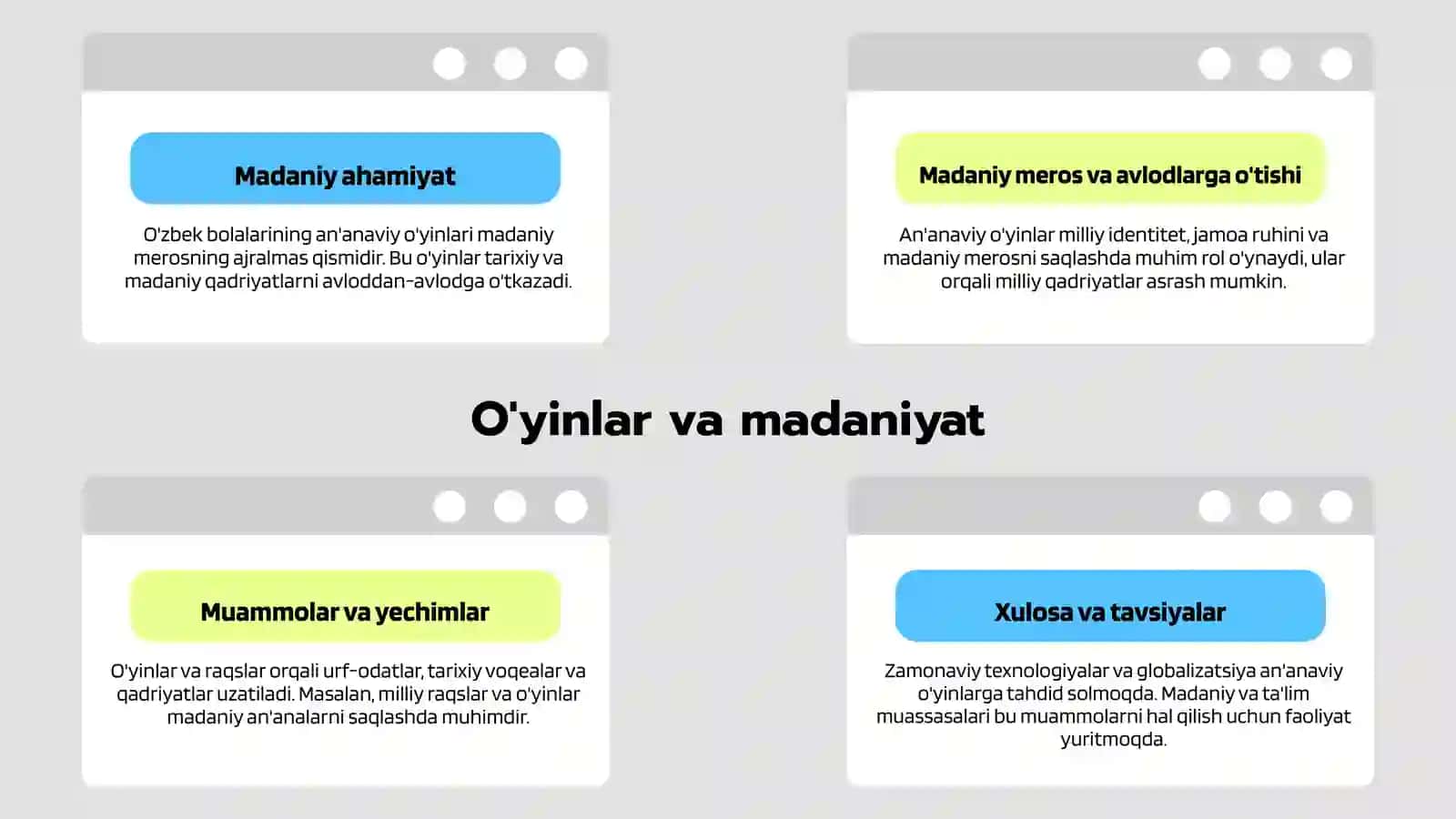 O'zbek bolalari o'yin tizimi 4