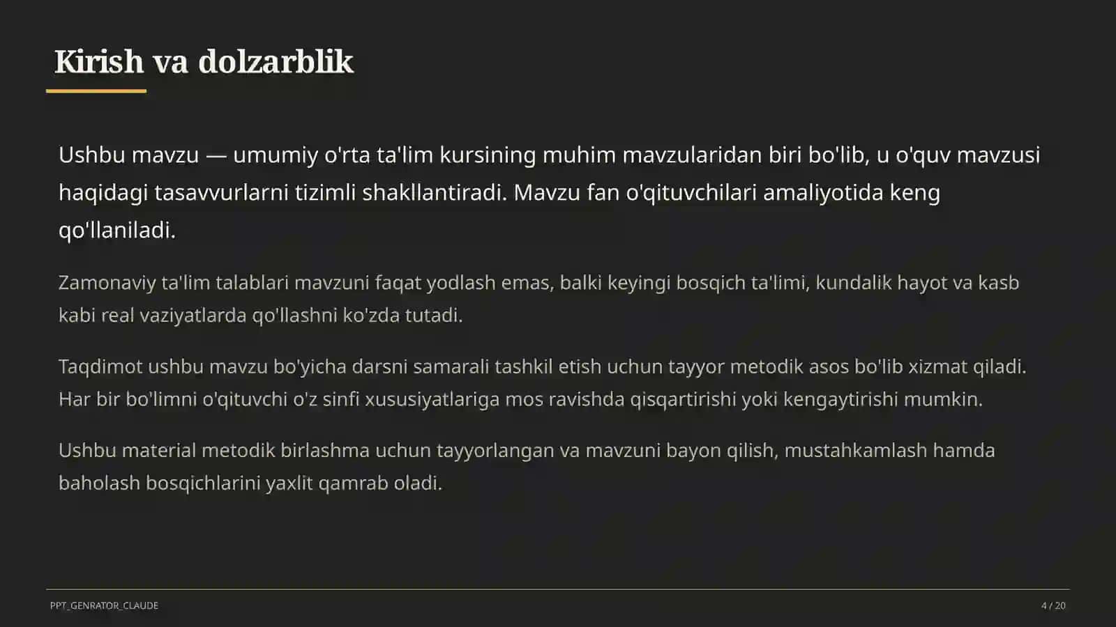 Formativ baholash: o'quvchiga samarali fikr-mulohaza (feedback) berish usullari 4