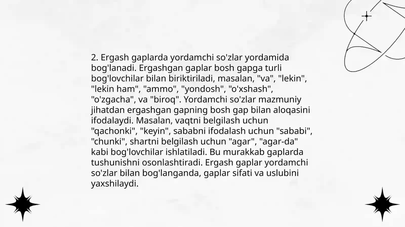 Yordamchi so'zlar 4