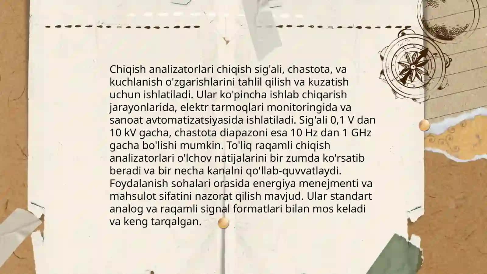 Analizatorlar turlari 4
