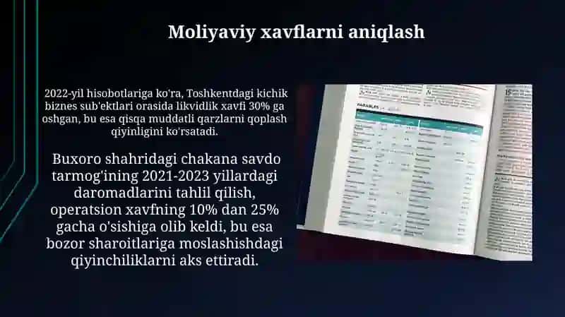 Moliyaviy hisobotlarni taqqoslash 4