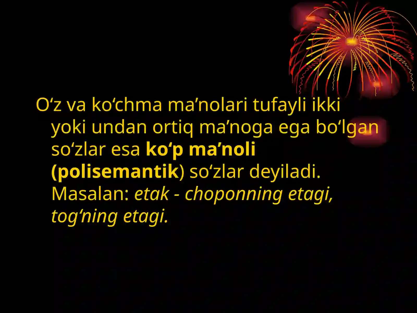 Сўзнинг ўз ва кўчма маъноси 4