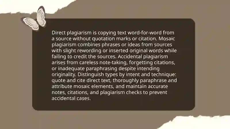 Avoid plagiarism 4