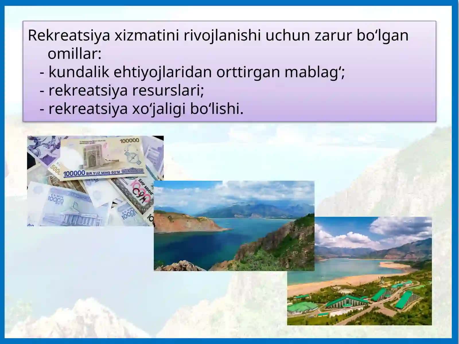 Oʻzbekistonda rekreatsiya va turizm 4
