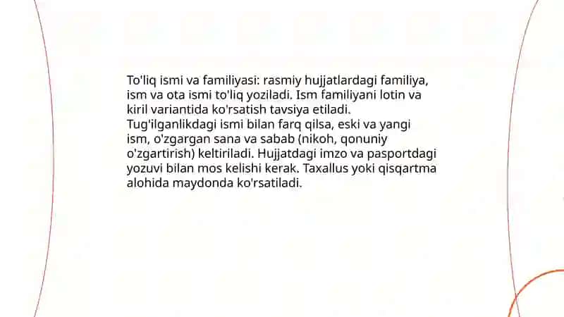 Tarjimayi hol 4