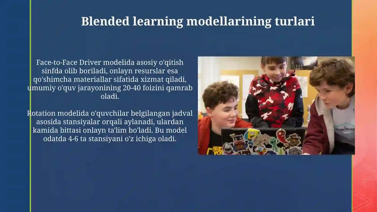 Aralash ta'lim modellari 4
