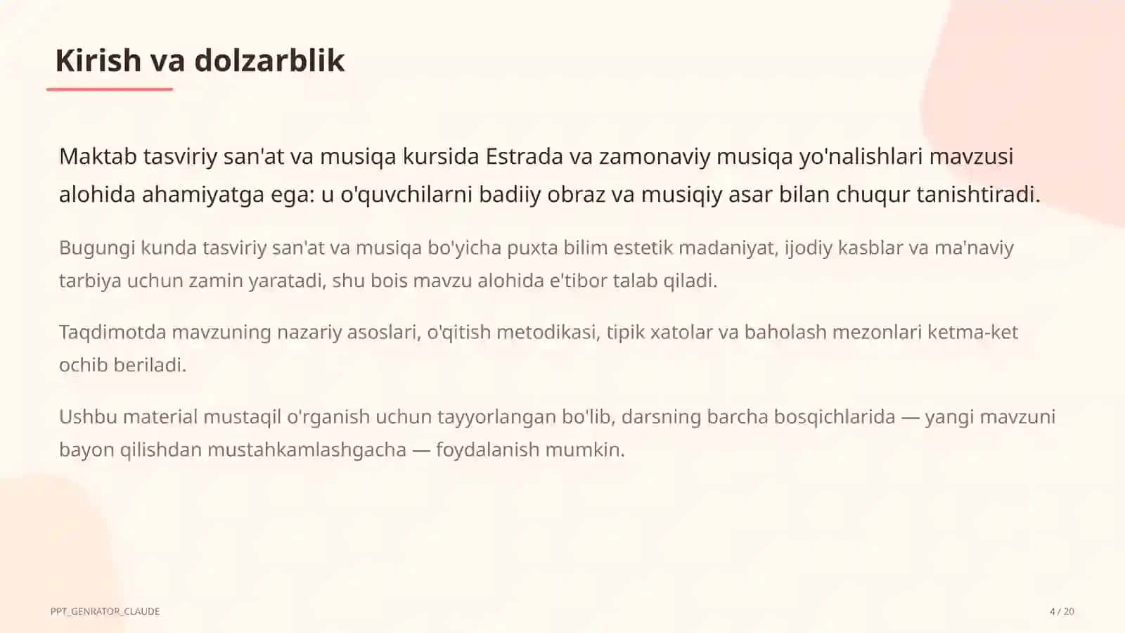 Estrada va zamonaviy musiqa yo'nalishlari (7-sinf) 4