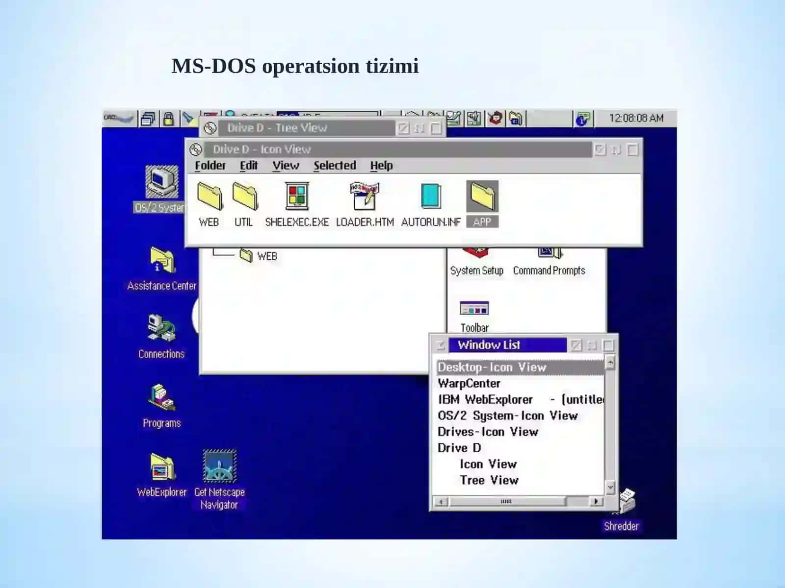 Windows operatsion tizimi 4