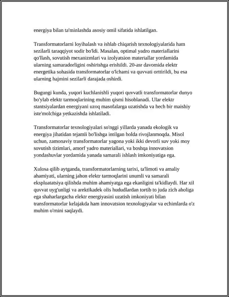 TRANSFORMATORLAR 4