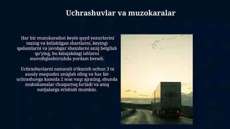 Logistika Biznes Safarining Hisobotlari 4
