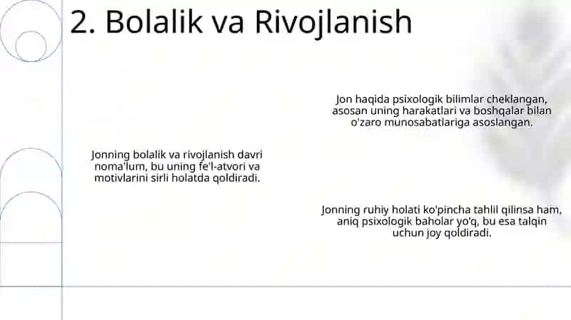 Jon haqida psixologik bilimlar 4