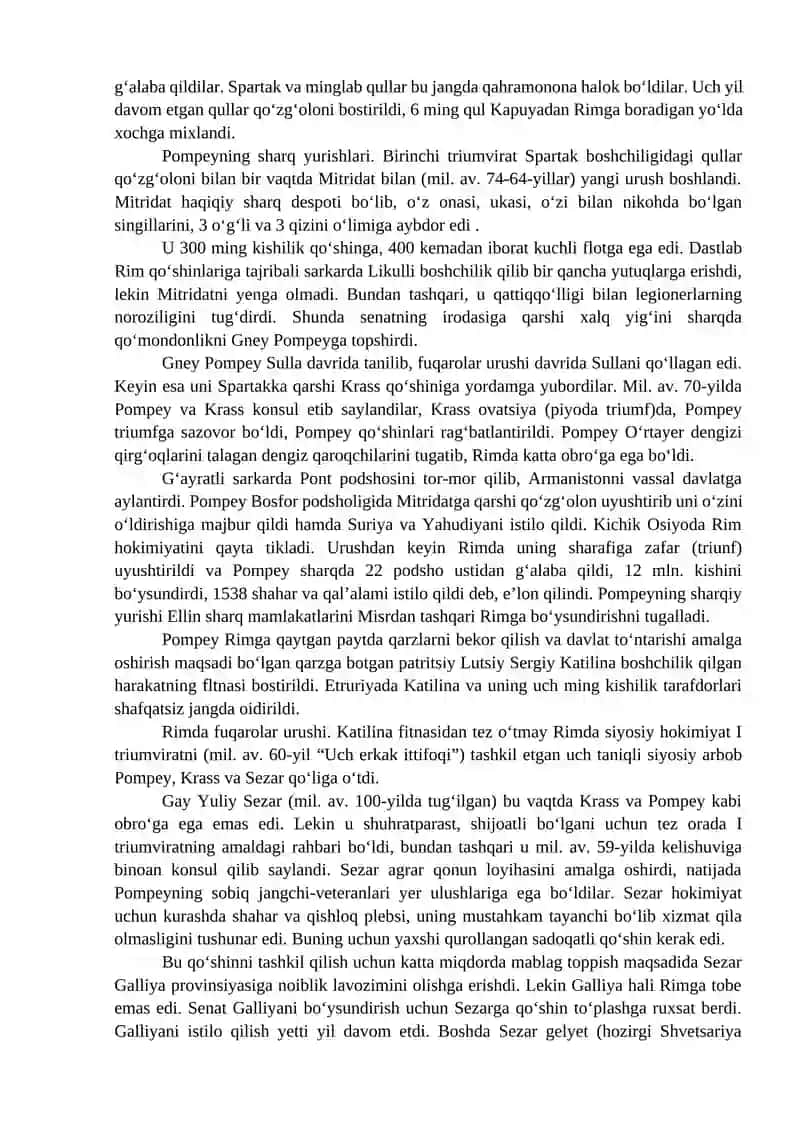 Rim Respublikasini tushkunligi 4