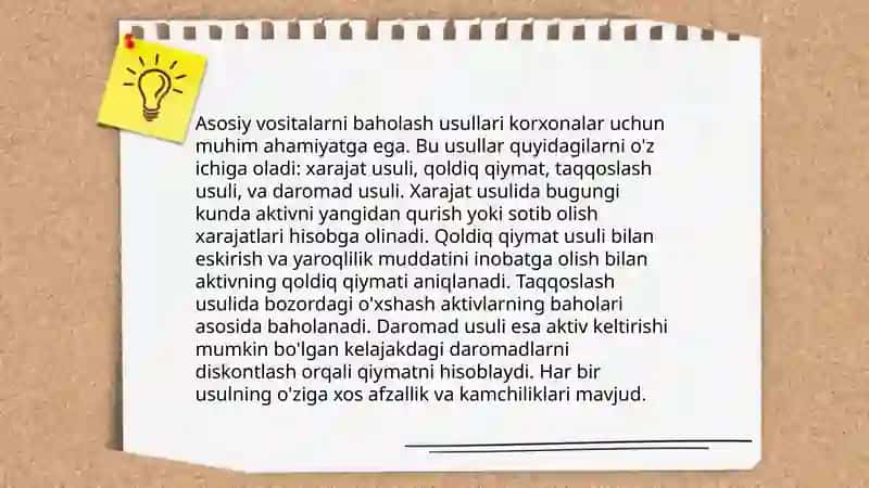Asosiy vositalar auditi 4
