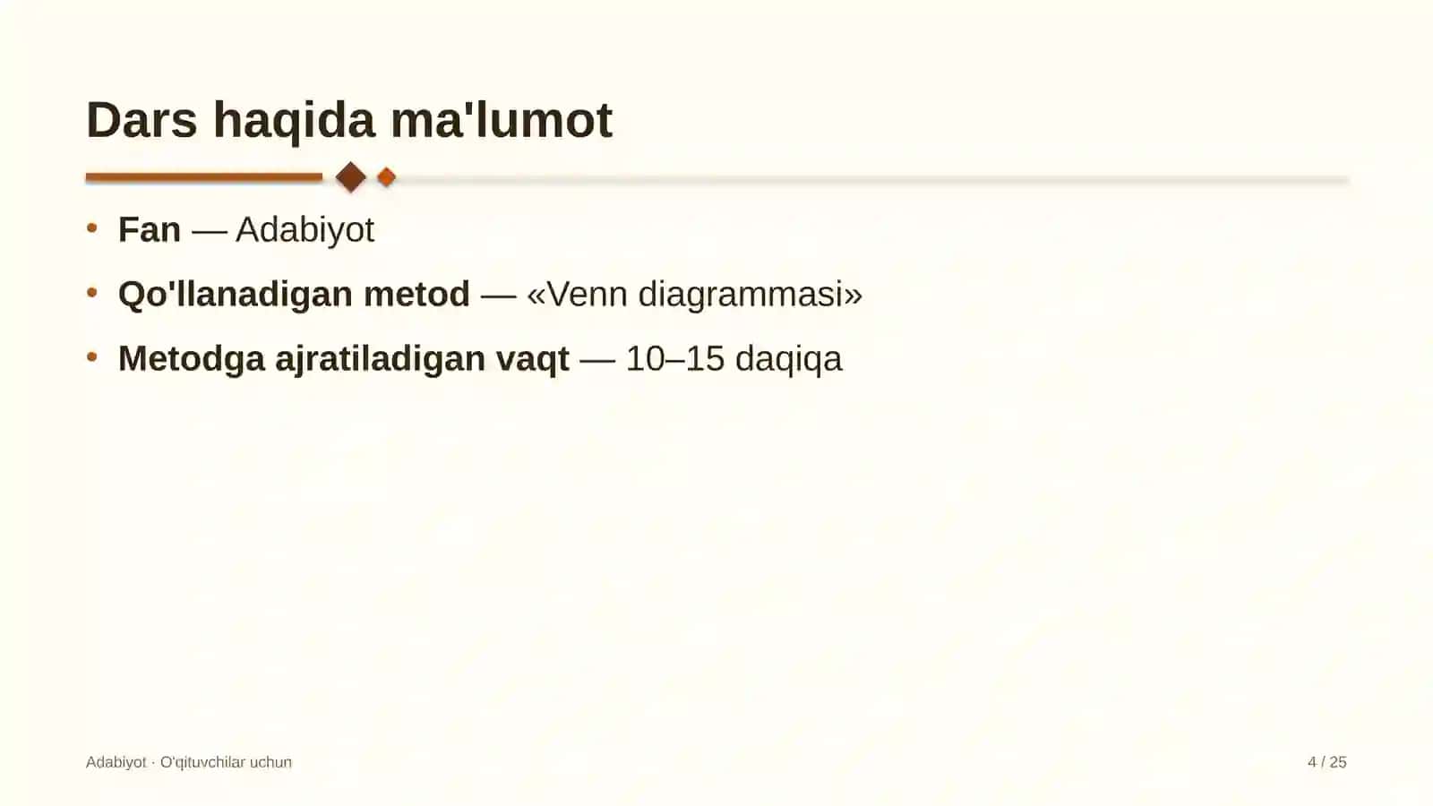 adabiyot darslarida venn diagrammasi metodidan foydalanish 9545 4