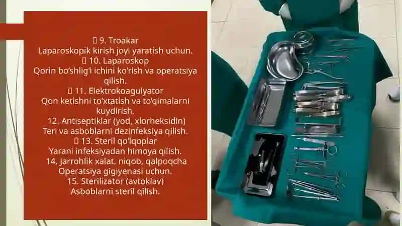 XIRURGIYA VA REANIMATSIYA BO’LIMLARI ASOSIY JIHOZ VA ANJOMLARI; BEMORLARDA YOTOQ YARALARINGING  OLDINI OLISH 4