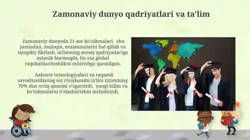 Ta'limda Milliy va Umuminsoniy Qadriyatlarning Ahamiyati 4