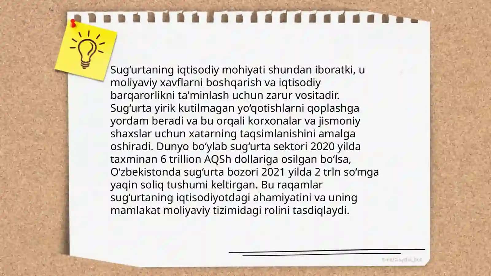 Sug‘urtamng nazariy asoslari va iqtisodiy mohiyati 4