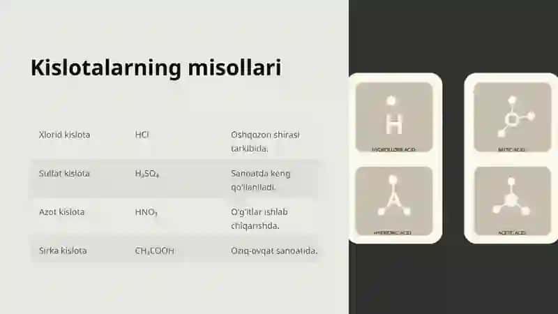 Kislotalar 4