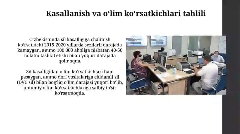 O‘zbekistonda tuberkulyozga qarshi kurashishning milliy dasturi 4