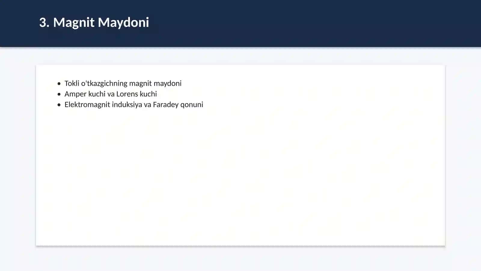 Elektrodinamika va elektrmagnit maydon 4