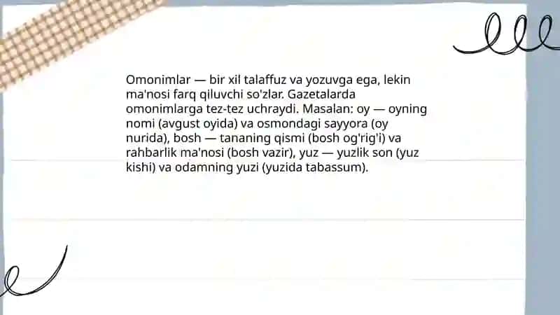 Gazetalarning semantik turlari 4