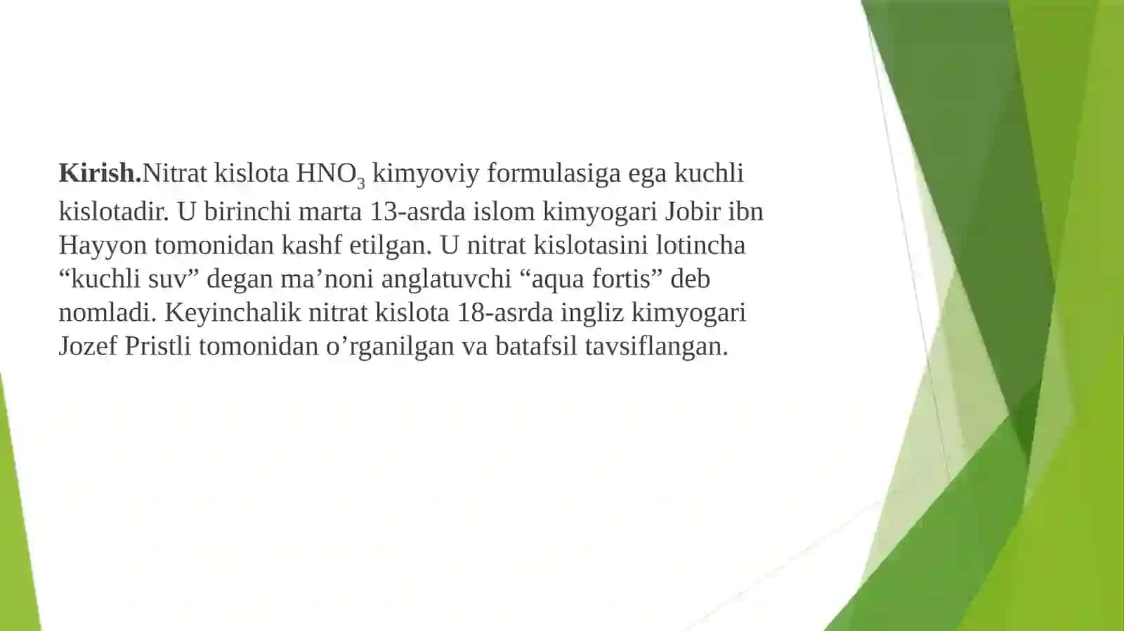 Nitrat kislota ishlab chiqarish 4