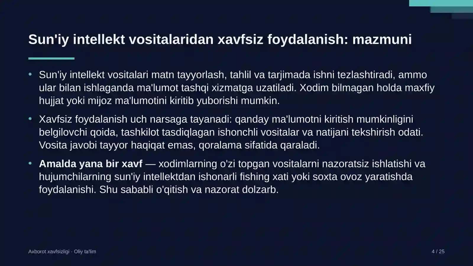 profilaktika inspektorlari xizmatida sun'iy intellekt vositalaridan xavfsiz foydalanish 7819 4