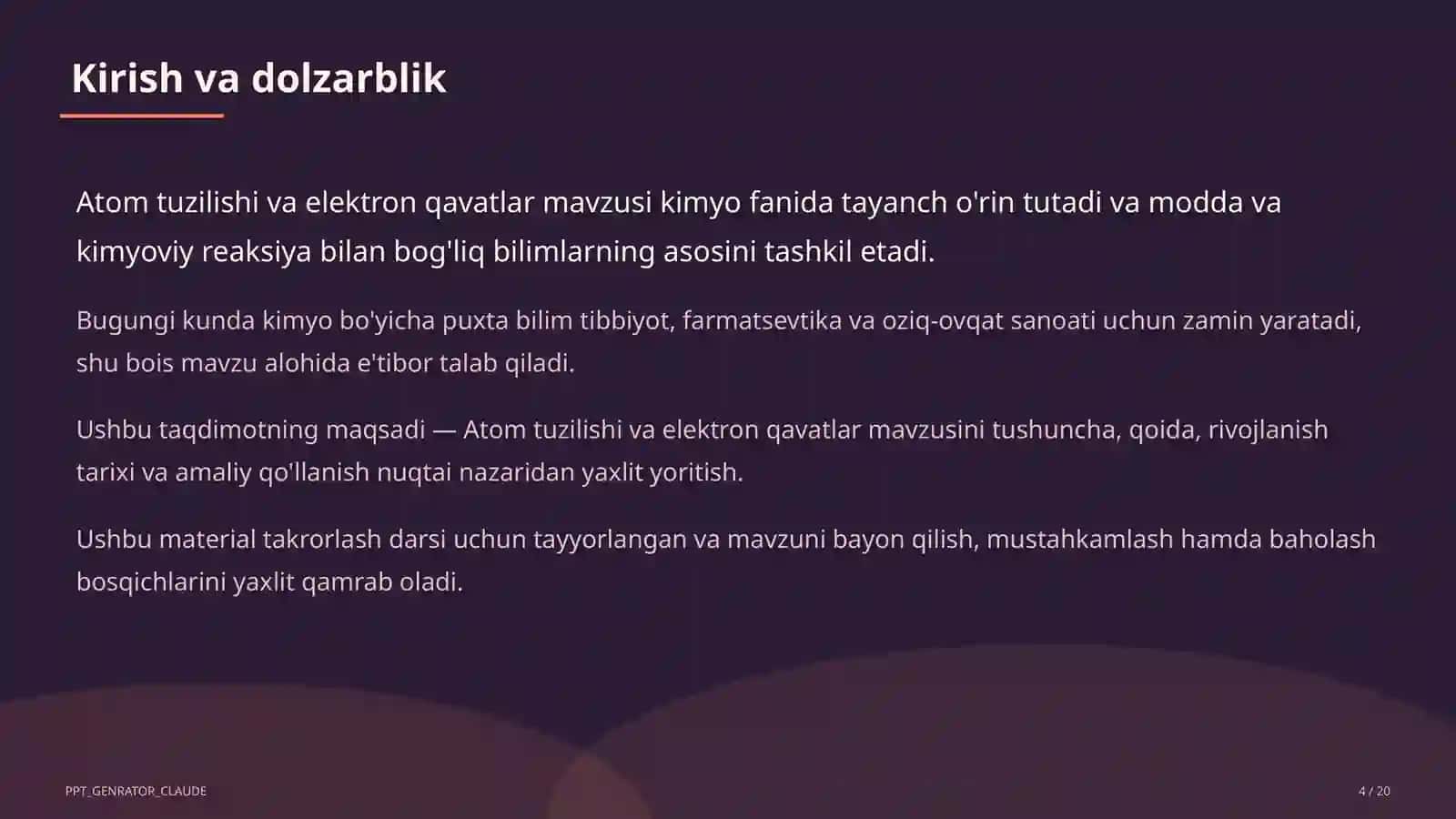 Atom tuzilishi va elektron qavatlar (8-sinf) 4