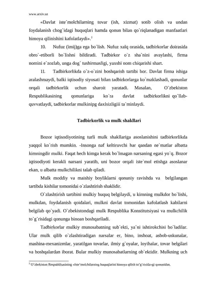 Tadbirkorlik va biznes 4