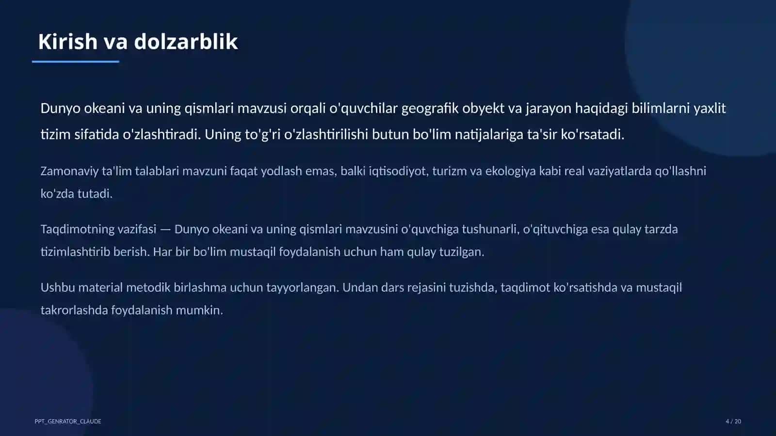 Dunyo okeani va uning qismlari (7-sinf) 4
