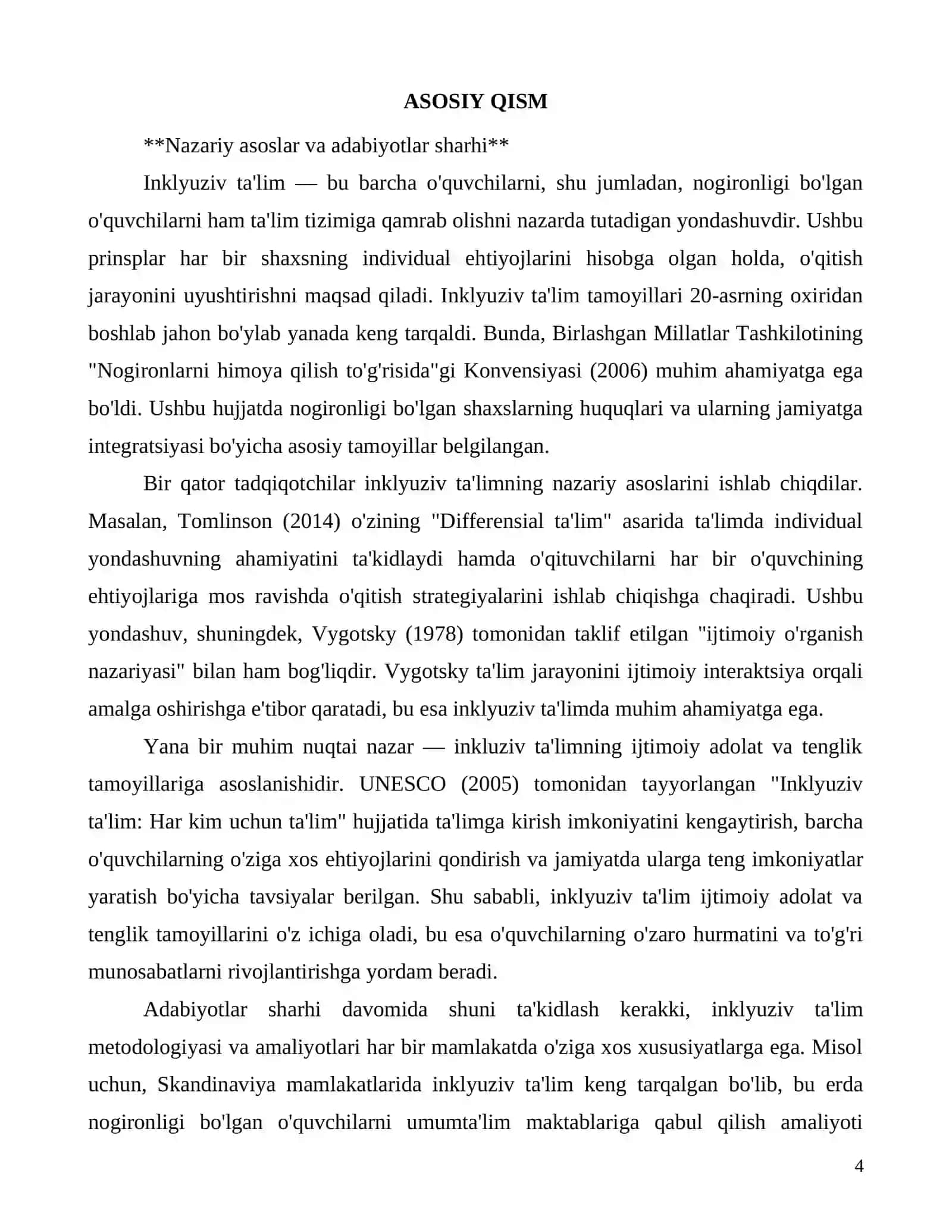 Inklyuziv talim prinsiplari va metodlari: zamonaviy yondashuvlar 4