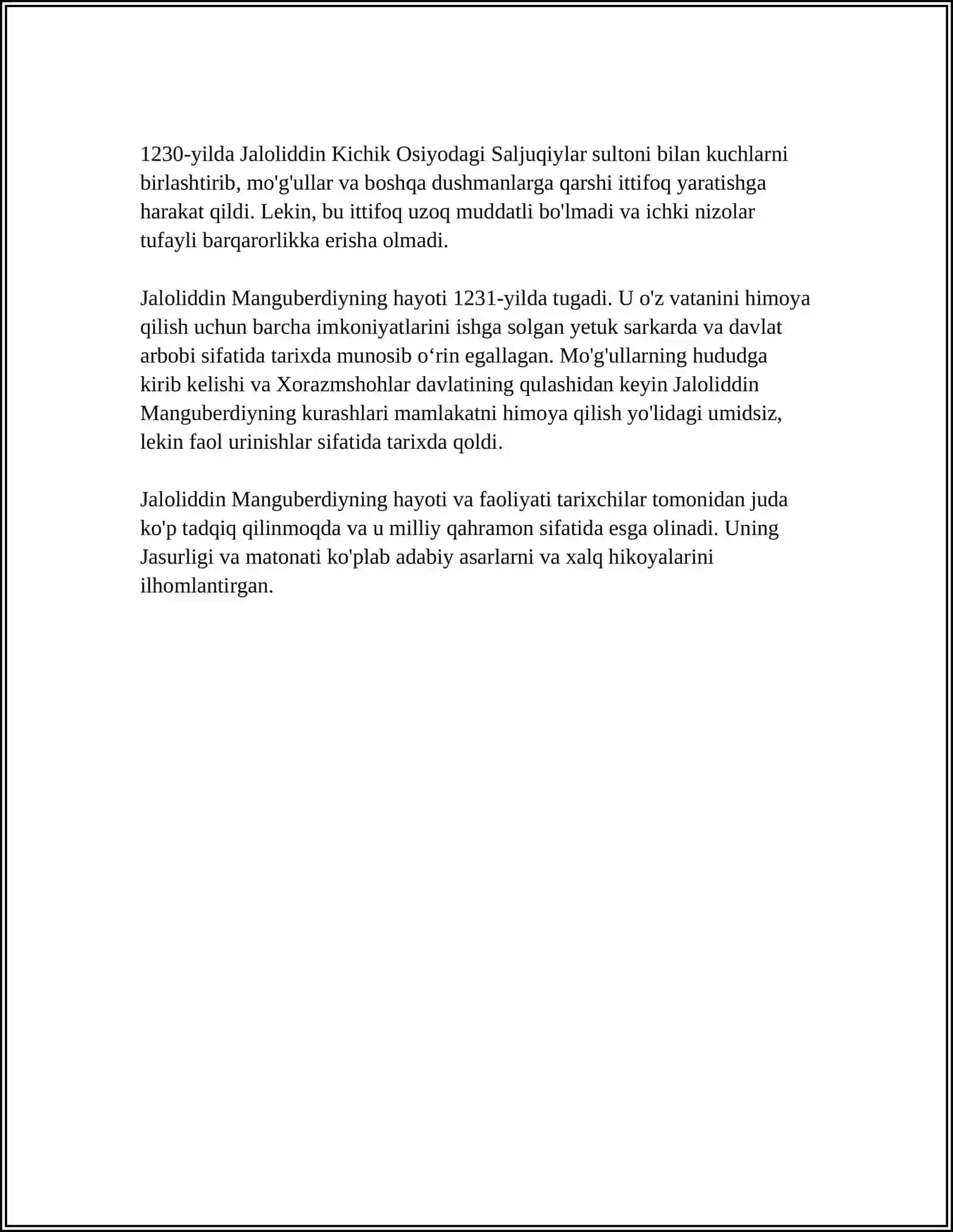 JALOLIDDIN MANGUBERDI VATAN HIMOYACHISI 4